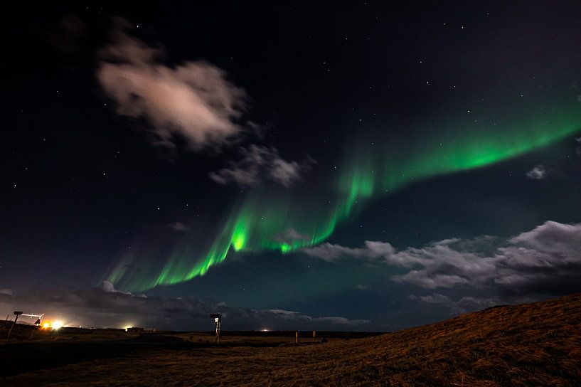 Nordlichter in Island von Danny Leij