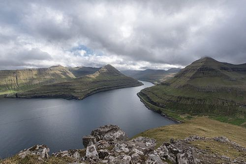 Faeröer eilanden fjord