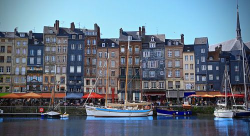De haven van Honfleur, Normandië, La France