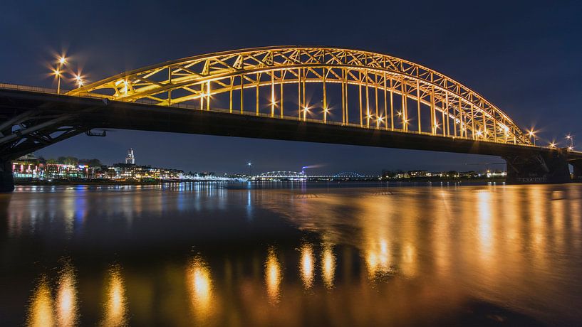 Nijmegen Waalbrug Panorama von Julien Beyrath