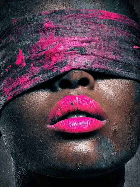 Modernes abstraktes Porträt von SPEQ ART