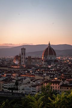 Florence in avondlicht II  | een trip door Italië van Roos Maryne - Natuur fotografie
