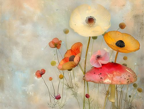 Delicate floral greeting