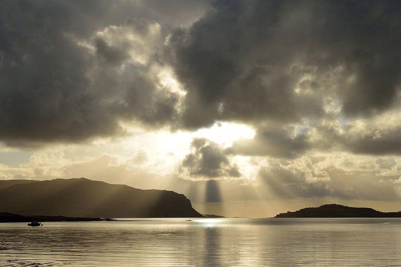 Zonsondergang aan Schotse Kust van Jens Droth