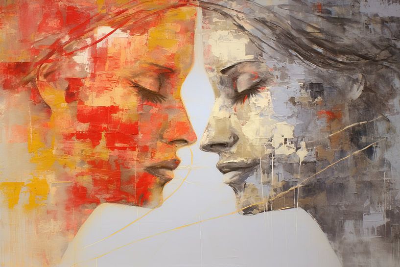 Malen Umarmung der Gelassenheit | Komfort von Blickfänger Gemälde