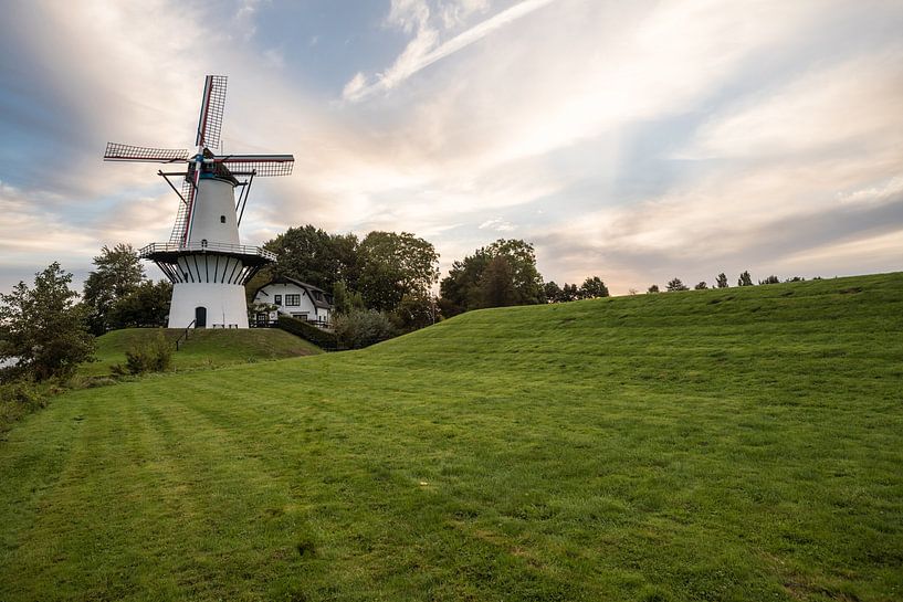 windmolen in Deil Holland by Marcel Derweduwen