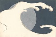Hoge golf van Kamisaka Sekka, 1909 van Gave Meesters thumbnail