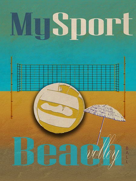 Meine Sportart Beach-Volleyball von Joost Hogervorst