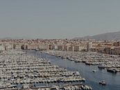 Just a Sh*tload of Boats | Travel Photography Art Print in the City of Marseille | Cote d’Azur, South of France van ByMinouque thumbnail