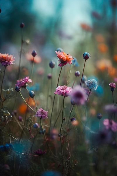 Colorful Field Flowers No 2 von Treechild