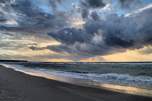 Abends an der Ostseeküste