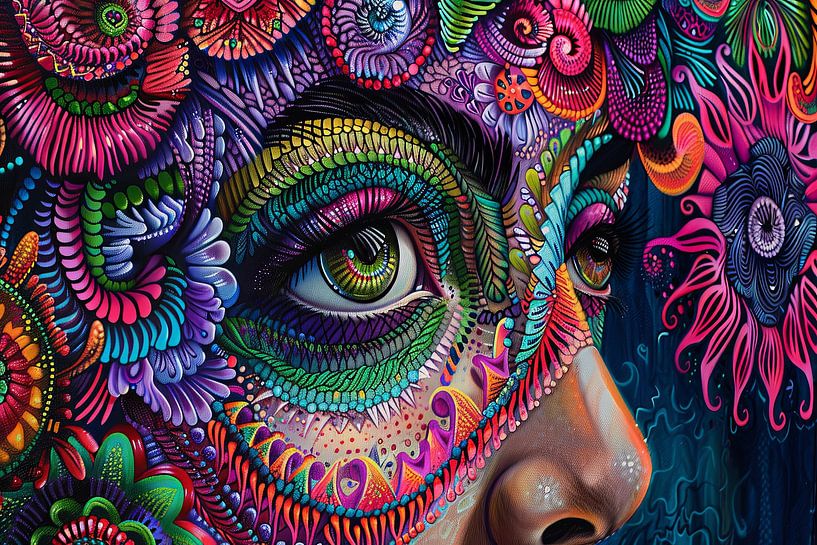painterly portrait fantasy by Egon Zitter