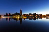 Potsdam skyline op de Havel op het blauwe uur van Frank Herrmann thumbnail