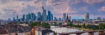 Panorama van Frankfurt am Main van Henk Meijer Photography