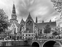 The old church in Amsterdam