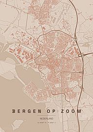 Map of Bergen op Zoom by Stef van Campen