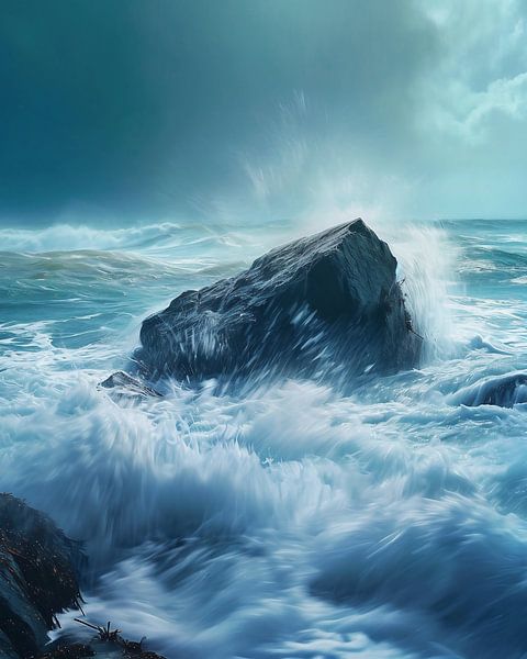 Op weg langs de zee van fernlichtsicht