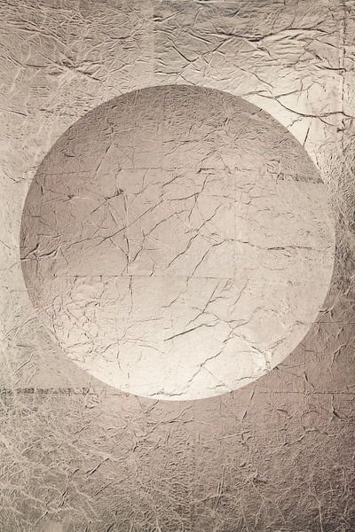 Round ball in pastel colour. Taupe pink. Minimalism. Modern Abstract. 9 by Alie Ekkelenkamp