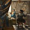 Johannes Vermeer. The Art of Painting by 1000 Schilderijen