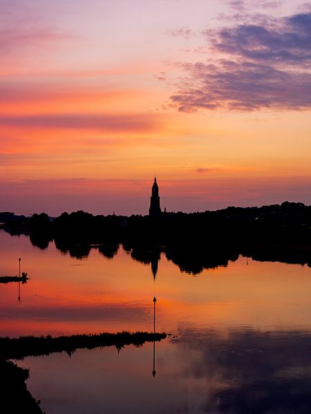 Sunset Rhenen dans des tons pastel par Daniël Henning