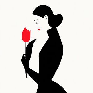 Eine Tulpe für ihre Gedanken