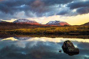 Abendstimmung in den Highlands von Daniela Beyer