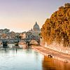La belle vue sur le Tibre à Rome sur Jonas Röjestål