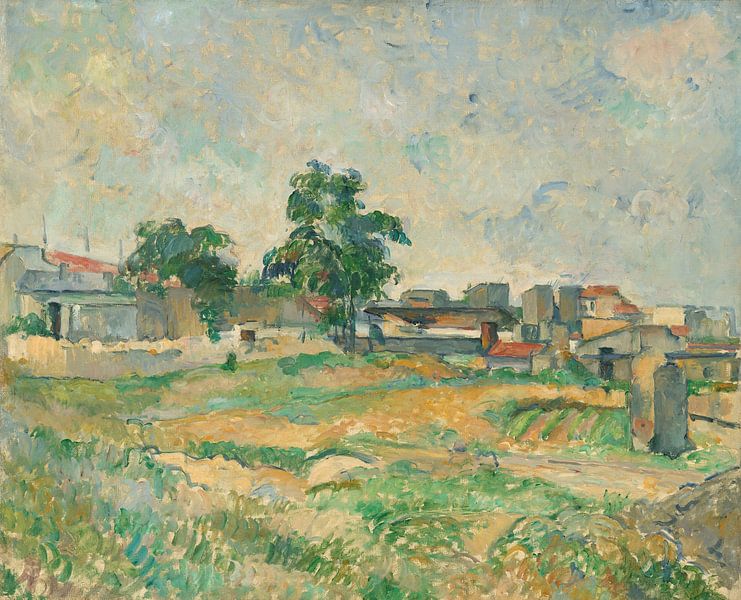 Landscape near Paris, Paul Cézanne by All the Masters