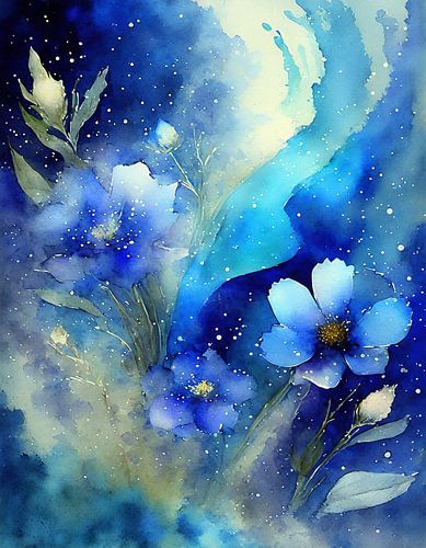 Fleur de Delft bleue 2
