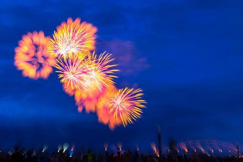 Vuurwerk boven Nijmegen