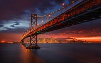 Bay Bridge bei Nacht