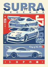 Toyota Supra MK4 sur Kaminarirace