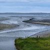 Zicht op de Waddenzee nabij buurtschap de Zwarte Haan van Eddy Westdijk