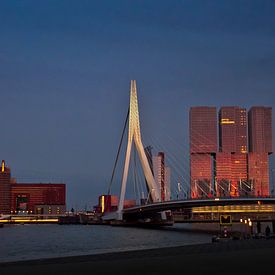 Rotterdam sunset van Niels de Jong