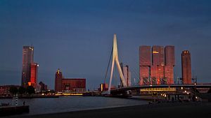 Rotterdam sunset van Niels de Jong