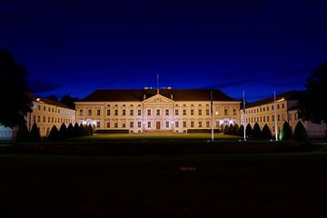 Night shot Schloss Bellevue in Berlin