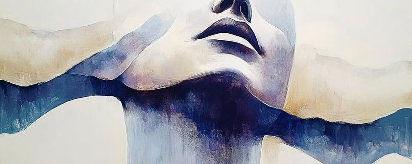 Abstract Human | Ethereal Gaze by Wonderful Art