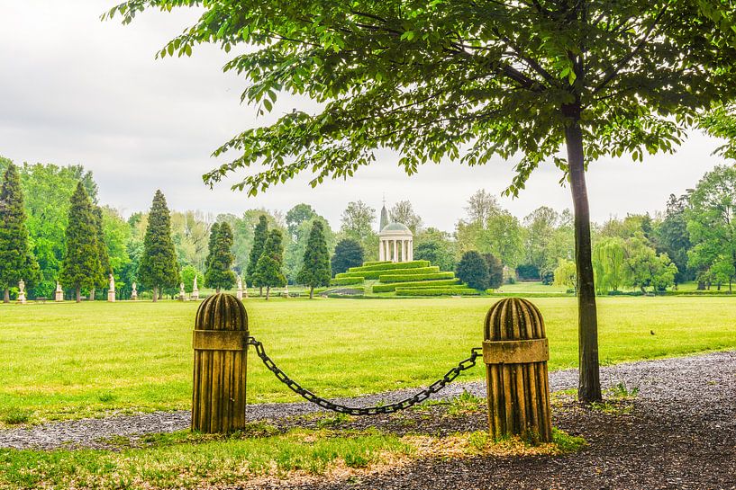 Pavillon in einem Park in Vicenza, Italien von Lars-Olof Nilsson