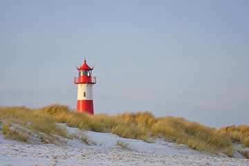 Vuurtoren op het eiland Sylt van Wiltrud Schwantz