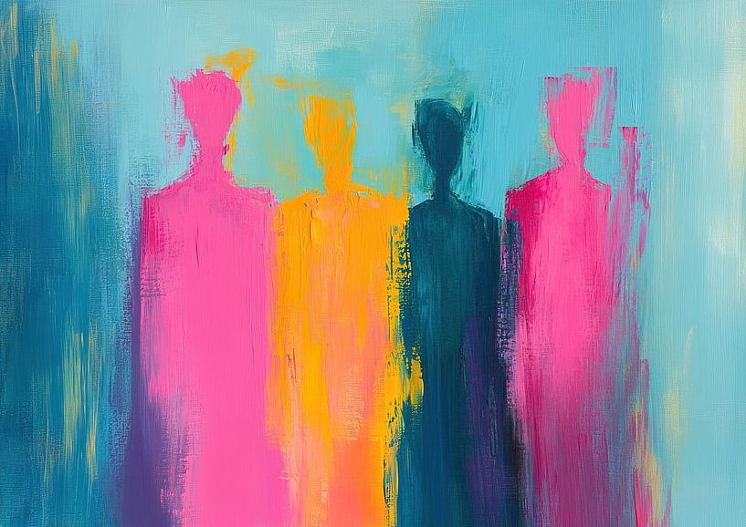 Silhouettes de personnes par Caprices d'Art
