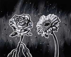 Couple de fleurs sur ART Eva Maria