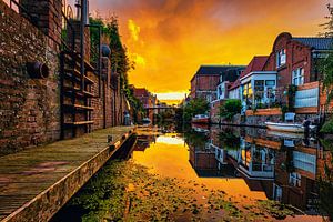 Appingedam an der Wasserfront von Johan van der Linde