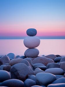 Blaue Stunde am Meer