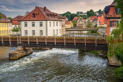 Vieille ville historique de Bamberg au bord de la Regnitz