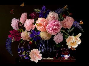 Stilleben 'Rhapsodie in Rosa