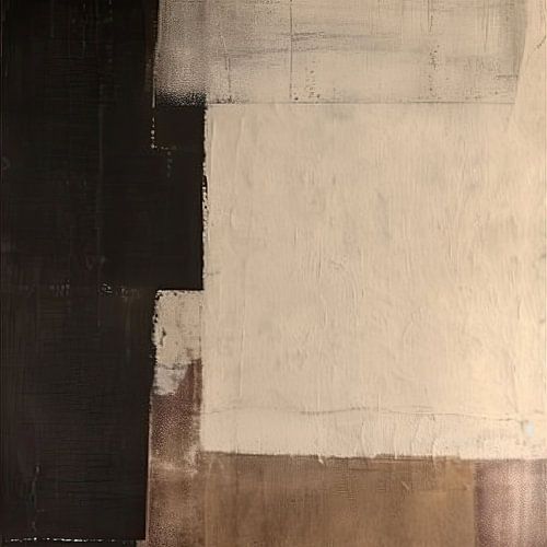 Abstrait moderne dans les tons de terre