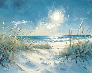 Sand Beach Painting
