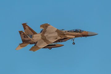 McDonnell Douglas F-15C Eagle bij Nellis Air Force Base. van Jaap van den Berg