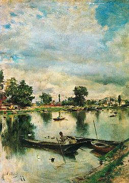 Giovanni Boldini - De Seine bij Mont Valérien van Peter Balan