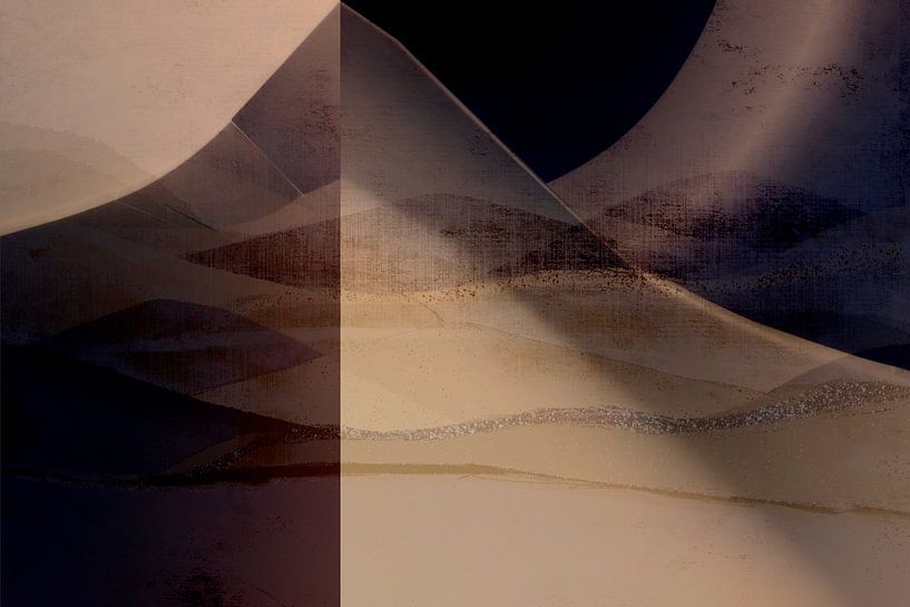 Meditation in the desert by Mad Dog Art